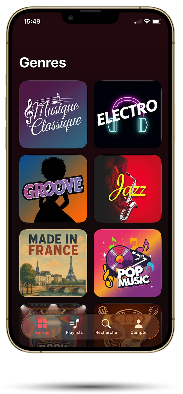 L'APPLICATION MUSICALE