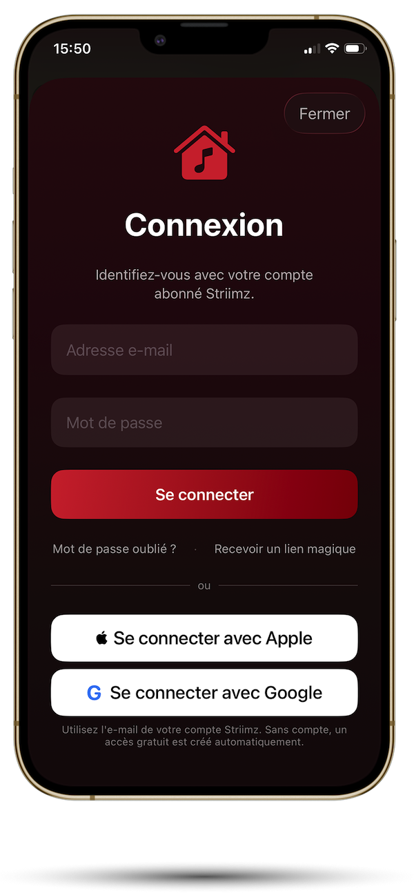 L'APPLICATION MUSICALE